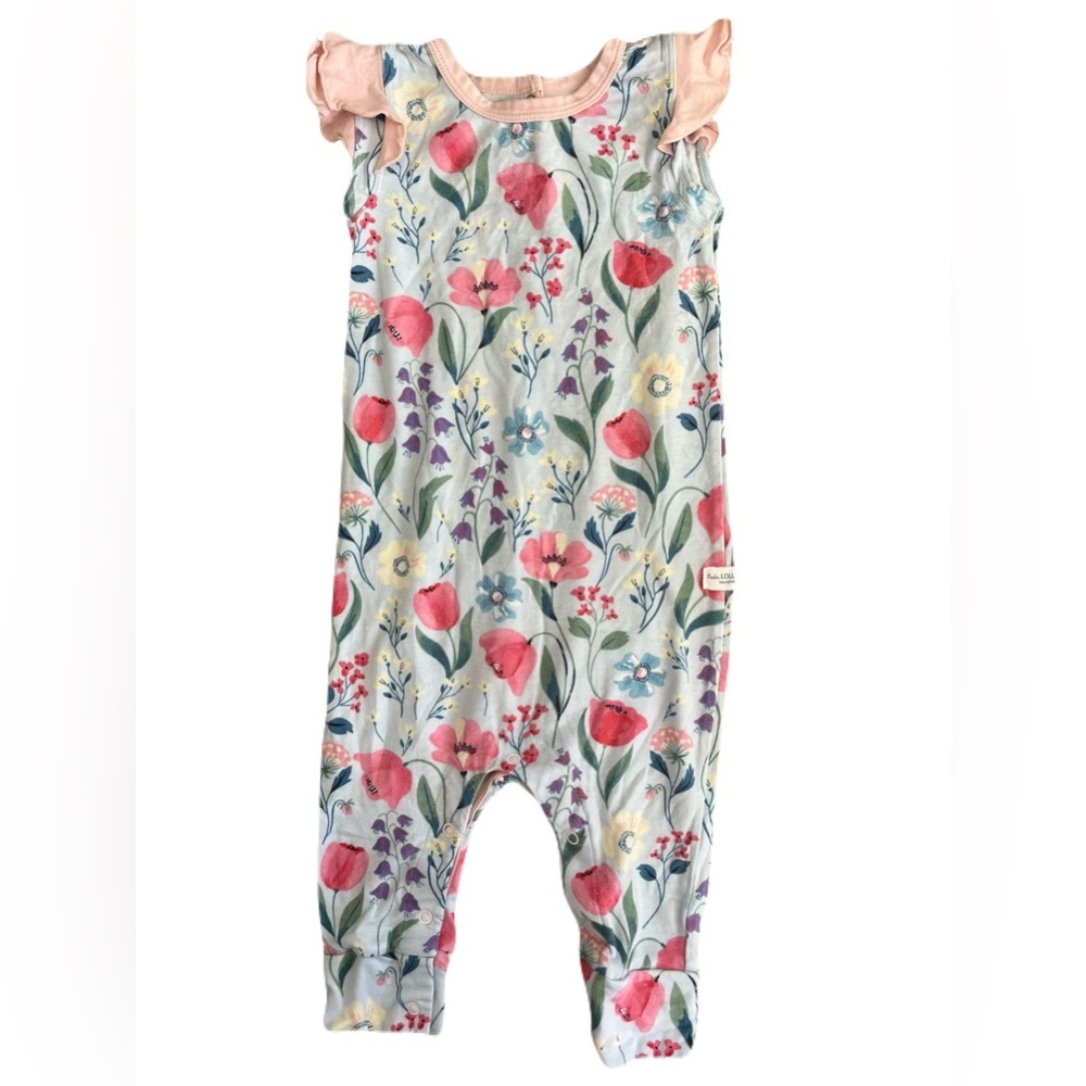 🇨🇦 Loulou Lollipop Floral Kids Ruffled Romper